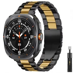 Metal Band For Samsung Galaxy Watch Ultra 47mm Stainless Steel Bracelet Wristband For Galaxy Watch 7 Ultra 47mm Belt Accessories