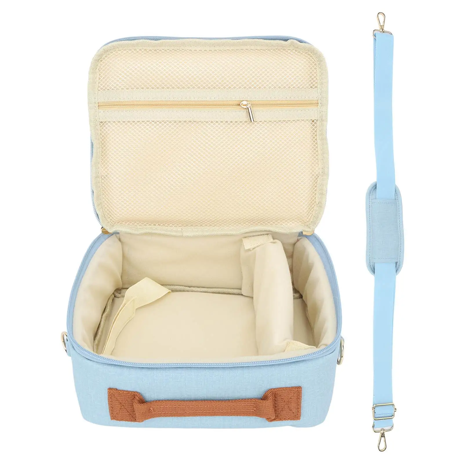 for cp910 Camera Bag with Removable Divider, Wide Opening Zipper, Thick Padding & Adjustable Strap - Perfect Carrying Case