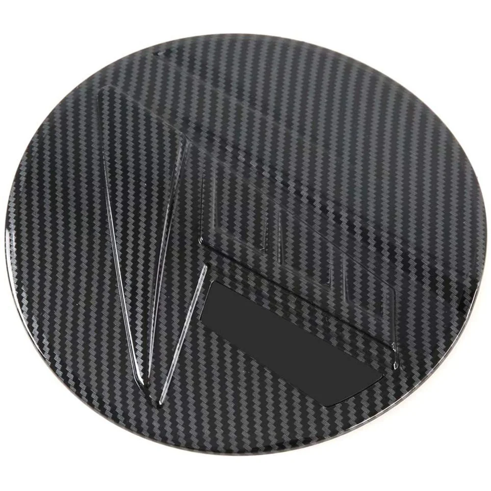 for CN7 2021 Car Accessories Gas Fuel Tank Door Decoration Cap Cover Trim Sticker Carbon Fiber Grain