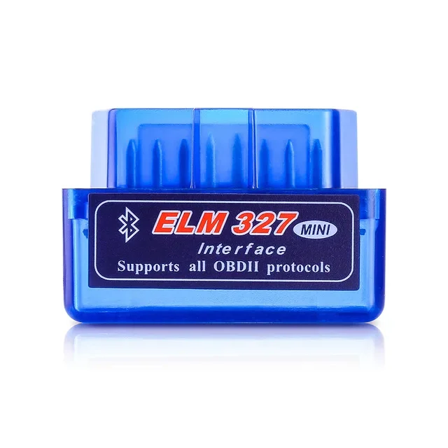 FCC CE Rohs Low Price Blue Color Car Diagnostic Tool Wireless Mini Elm327 V2.1  2.0 Android Scanner Automotive Obd2