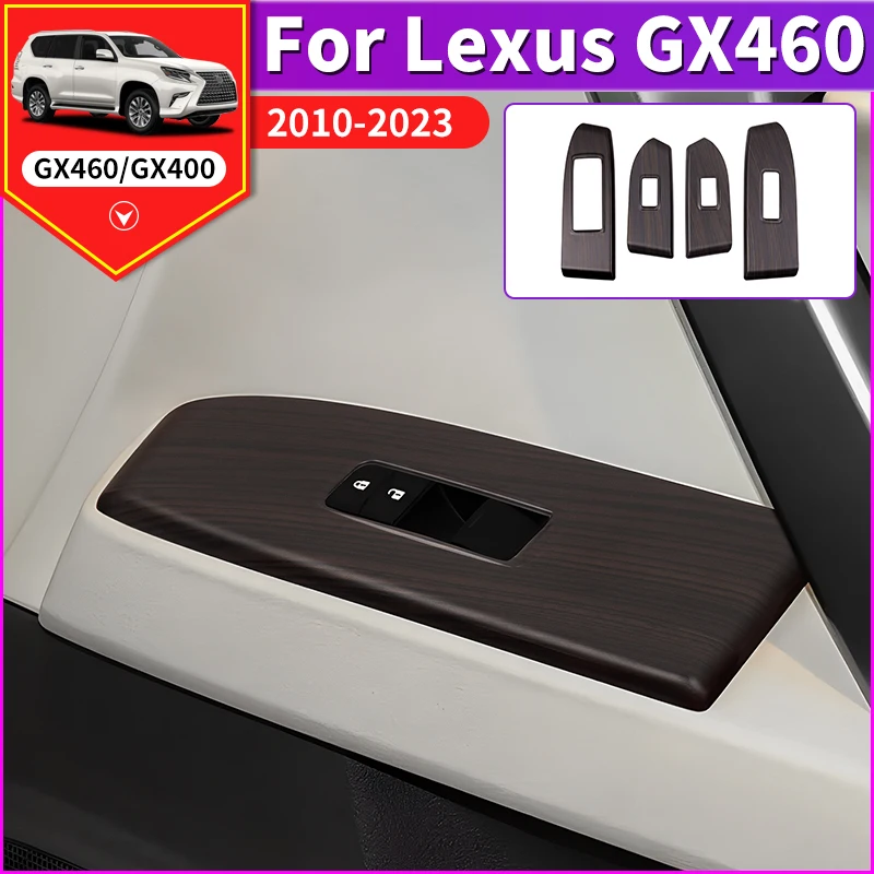 

Для 2010-2023 Toyota Lexus 460 GX460 GX панель переключателя управления окном, передняя задняя дверь, аксессуары для интерьера, украшение, Стайлинг автомобиля