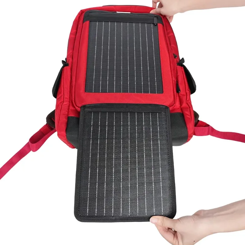 

Portable High Quality Solar Charger Backpack Outdoor Adventure Camping and Hiking Charging Laptop and Cell Phone