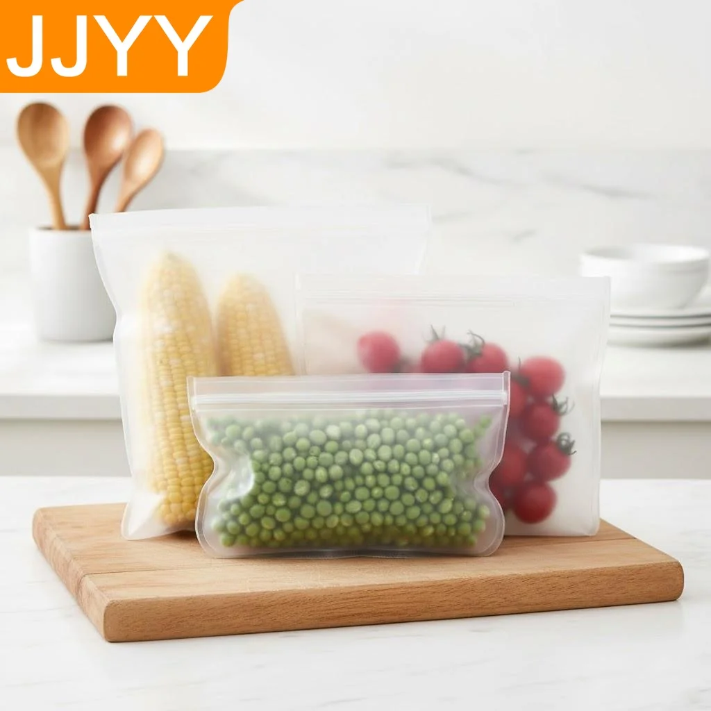 Food Storage Bags Self-seal Plastic Freezer Fresh Keeper Dispenser Household Kitchen Supplies