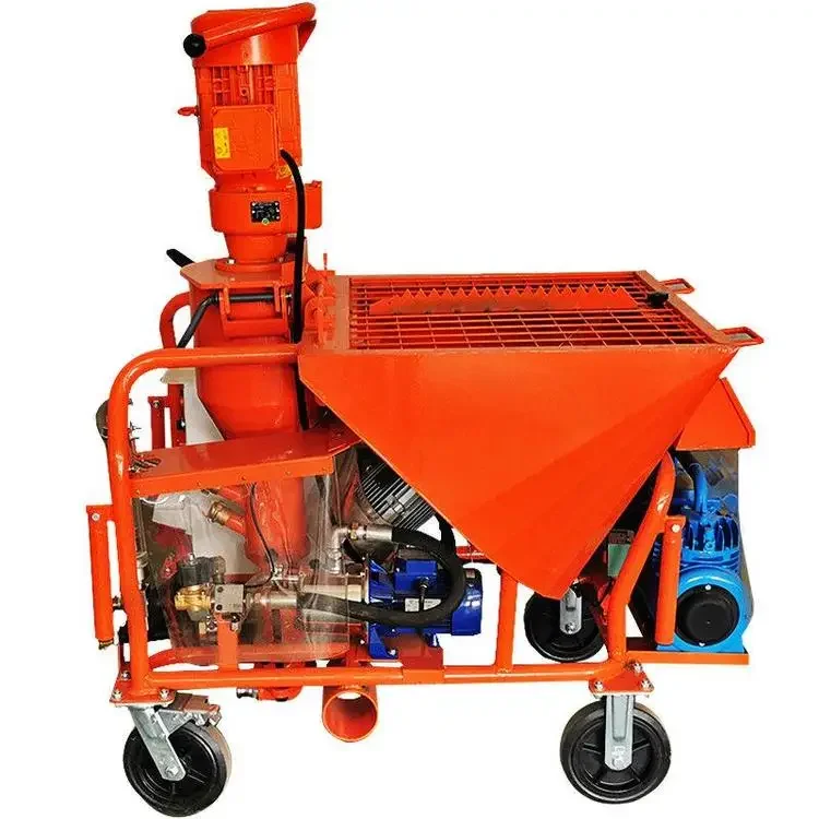 Plaster Spray Equipment M6 M9 Automatic Gypsum Spraying Machine