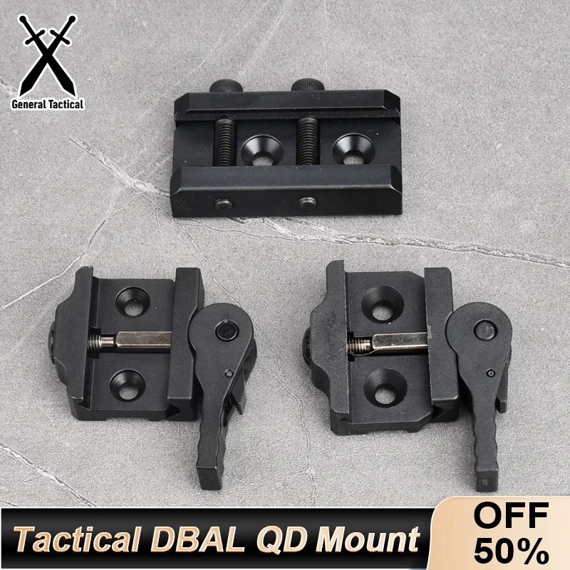 Airsoft DBAL A2 D2 Mount QD Base Quick Install Remove Metal Plastic Fit 20mm Rail For DBAL PEQ Mounting Seat laser Accessories