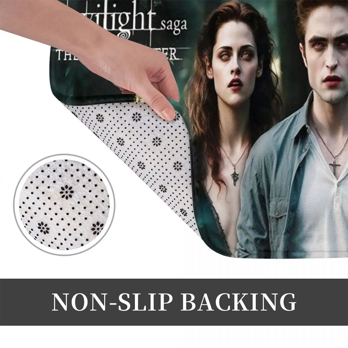 The Twilight Saga Movie Anti-slip Doormat Floor Mat Antiwear Carpet Rug for Kitchen Entrance Home Bedroom Footpad Mats