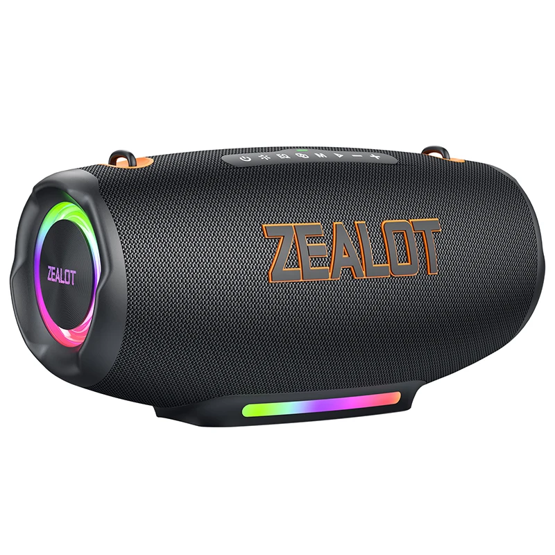 ZEALOT-S127 Portable Bluetooth Speaker 100W Outdoor Wireless Speaker IPX6 Waterproof Speaker Party Camping Speaker 12-Hour Battery Life Blue Speaker Large Gathering Speaker 24000mAh Battery