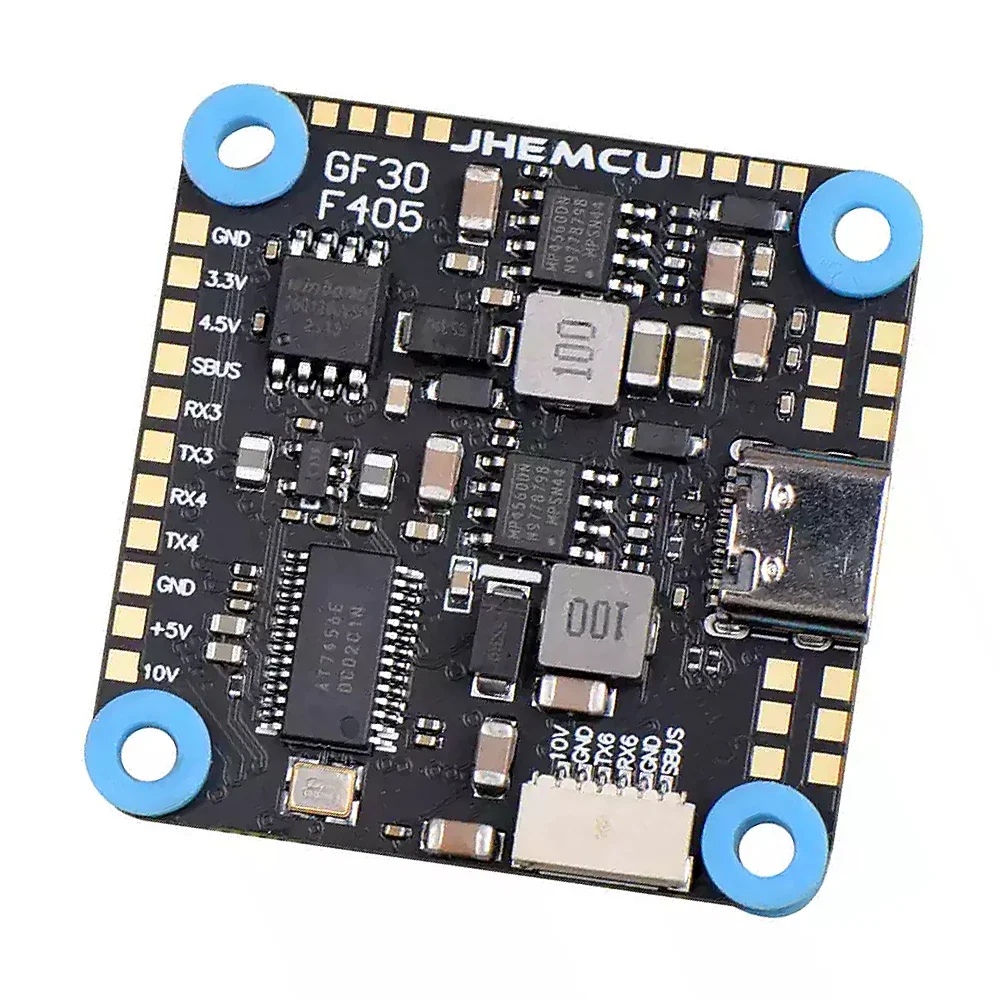 JHEMCU GF30F405-ICM 42688P Baro OSD BalckBox 5V 10V デュアル BEC F405 フライトコントローラー 3-8S 30X30mm RC FPV フリースタイルドローン用