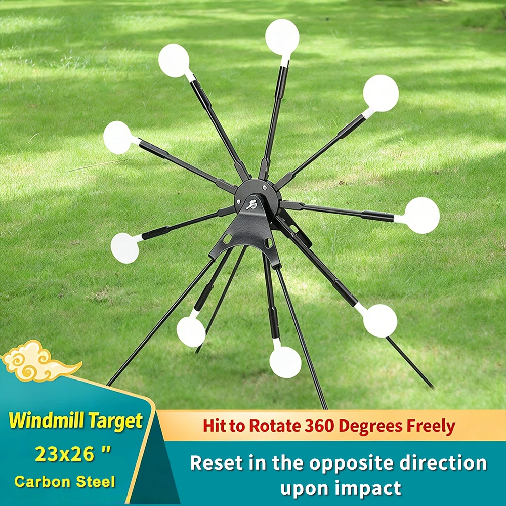 ferris-wheel-rotating-shooting-target-thickened-metal-target-plates-360°-rotatable-detachable-small-caliber-training-target