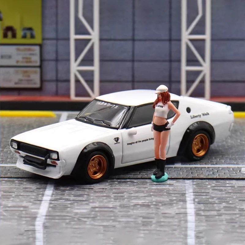 

Литой под давлением масштаб 1:64 Nissan Skyline GTR KPGC110, имитация сплава, модель автомобиля, статический дисплей, коллекционный подарок, игрушка, сувенир, украшение