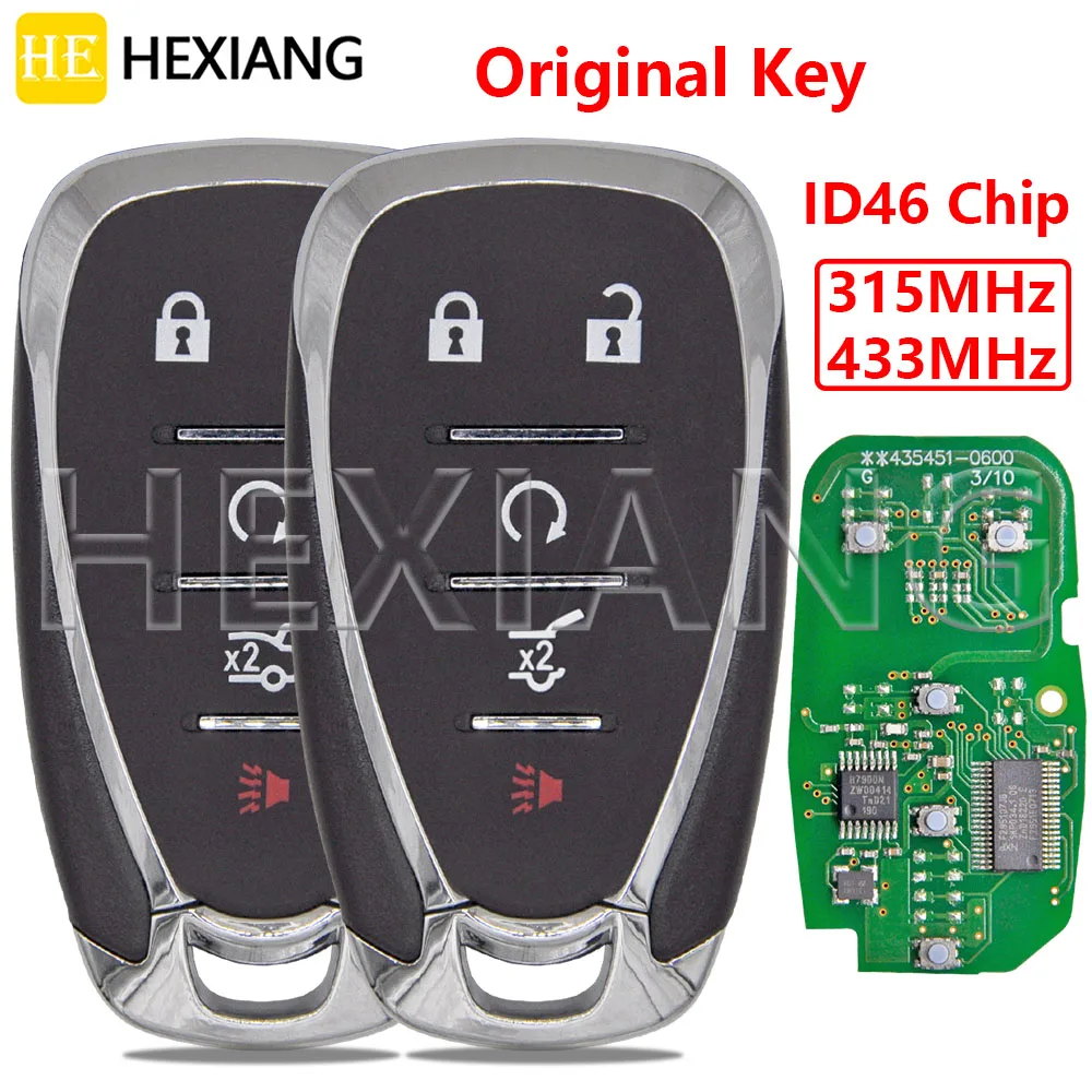 

Оригинальный автомобильный дистанционный ключ HE HYQ4AA HYQ4EA ID46 для Chevrolet Spark Blazer Traverse Equinox Camaro Cruze Malibu Sonic Trax
