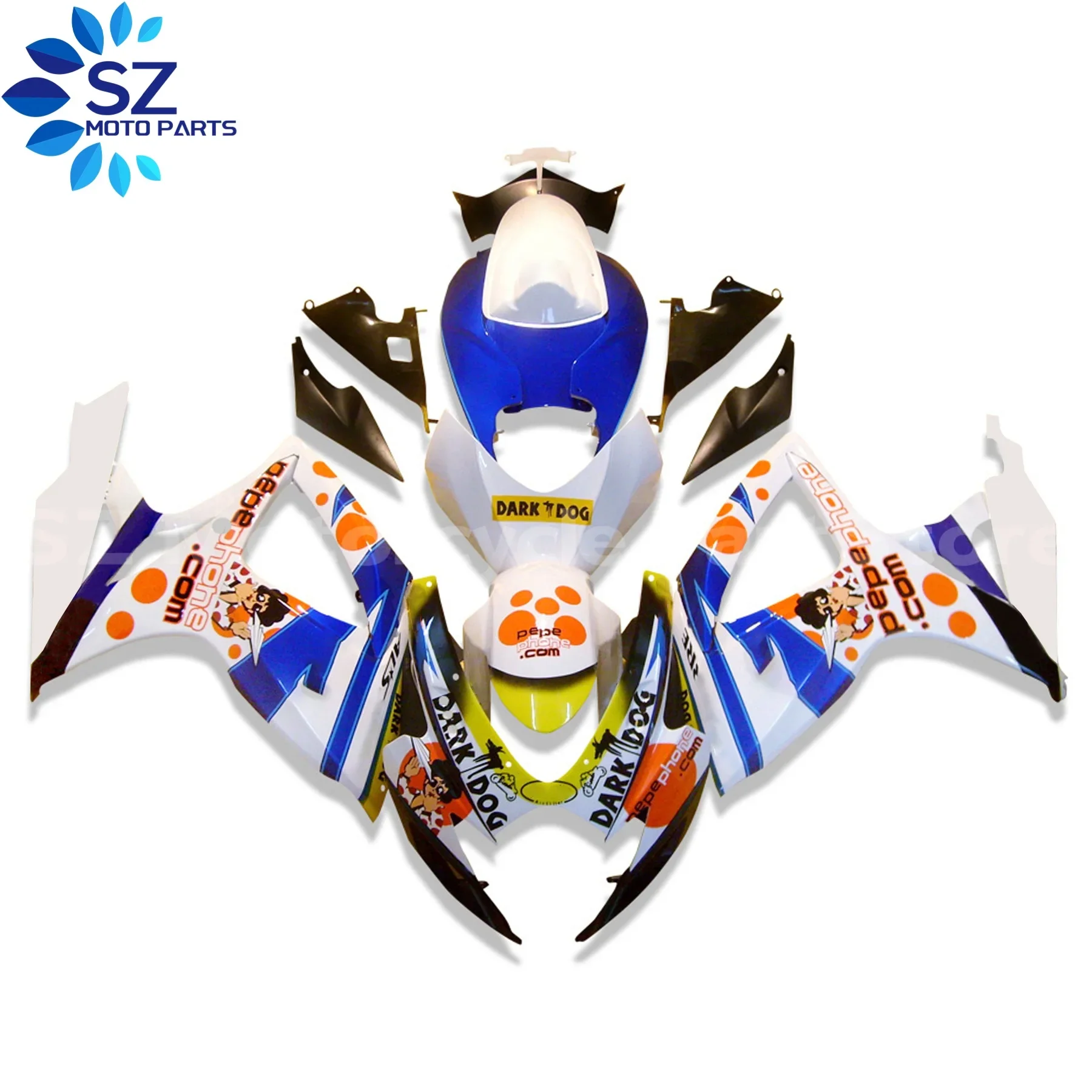 

For Suzuki GSXR600 750 GSXR K6 2006 2007 06-07 Plastic Parts Injection High Quality Motorcycle Accessories Fairing Components