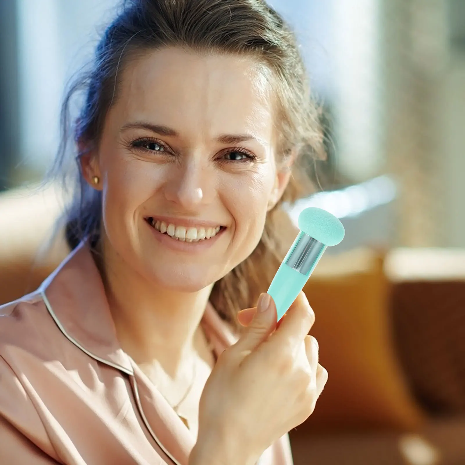 3-delige schoonheidsmake-uppennenset Veilige zachte latex make-upsponsborstel Perfect voor foundationtoepassing Schoonheidsbenodigdheden