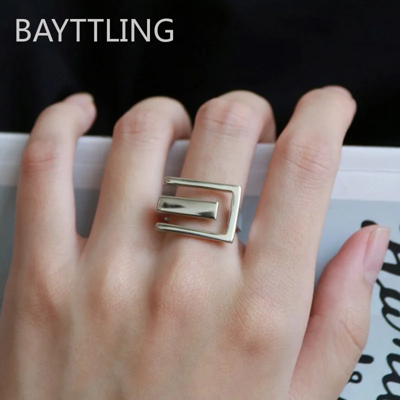 الحد الأدنى 925 فضة عرض خواتم للنساء العصرية الإبداعية فرنسا مطلية بالذهب أنيقة العروس مجوهرات هدايا #4