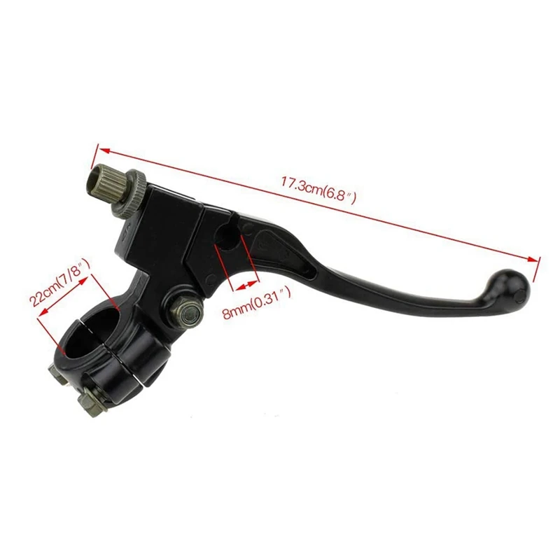 Motorcycle Black Left Clutch Brake Handle Lever Perch For Honda CRF XR 80 100 CRF80 XR200 SSR 125Cc