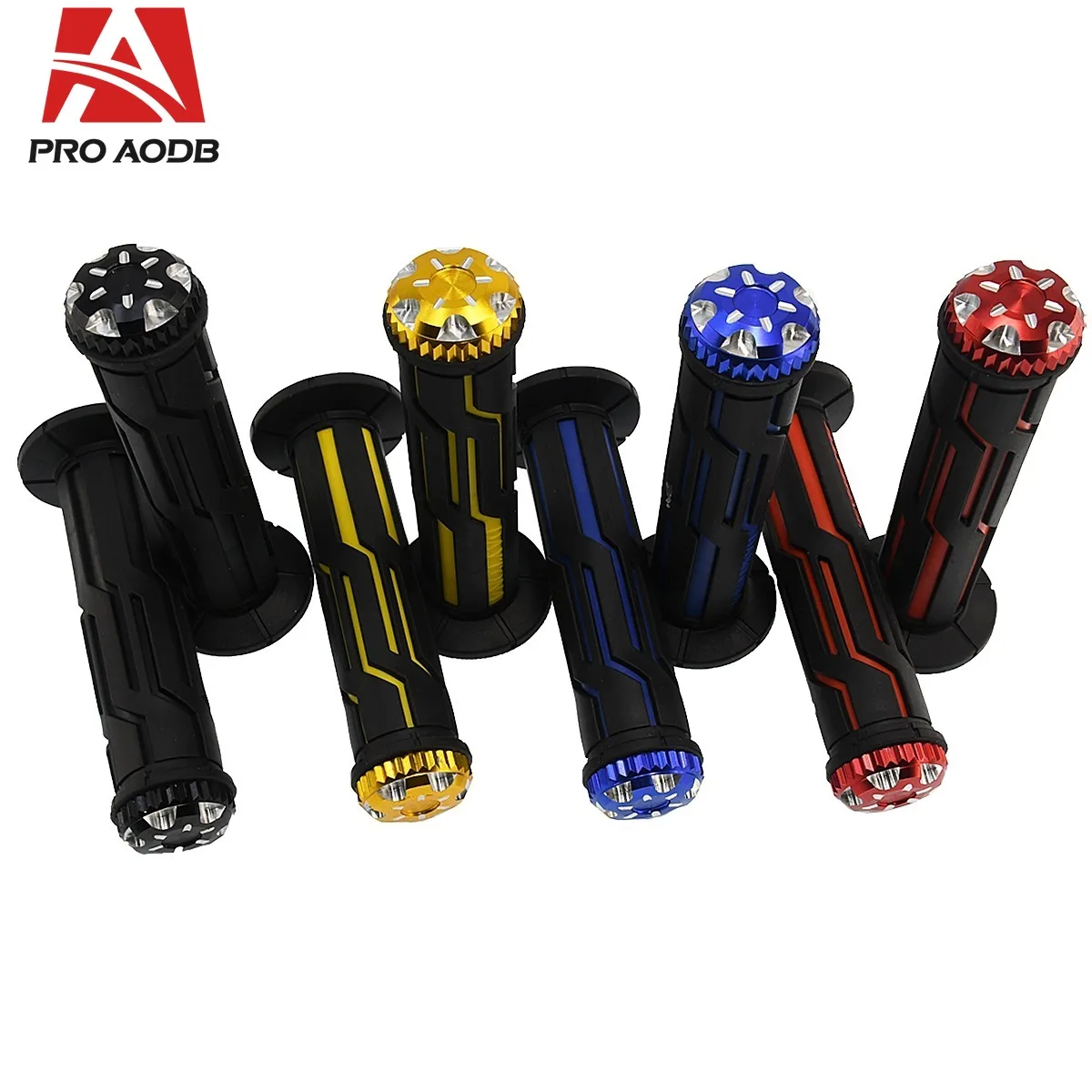 CNC otorcycle Handle Grips 7/8" 22mm Handlebar Grips For Bmw Yamaha Honda Harley Universal Motocross Accessories Mobile Parts view 5