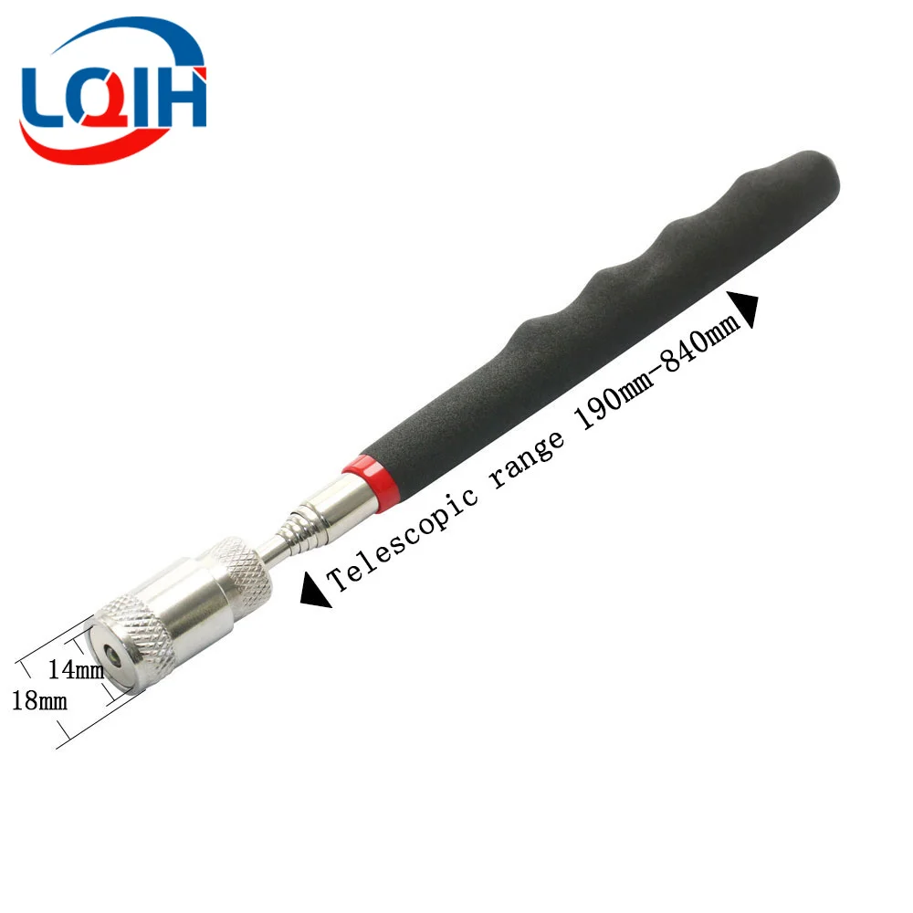 Tragbarer Mini-Teleskop-Magnet-Magnetstift, praktisches Werkzeug, Kapazität zum Aufnehmen von Muttern, Bolzen, ausziehbarer Tonabnehmerstab – Detail 12