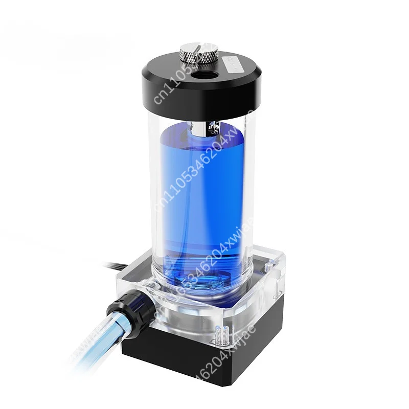 12V Integrated Water Cooling Pump Tank 3.5m Head 550L/H Anti Vortex for CPU Cooler