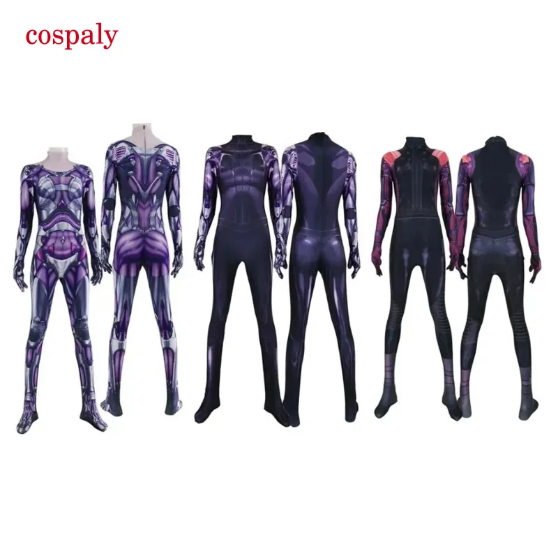 A Woman Alita Battle Angel Rosa Salazar Cosplay Costumes Zentai Bodysuits Ladys Halloween Party Suit Adults Kids