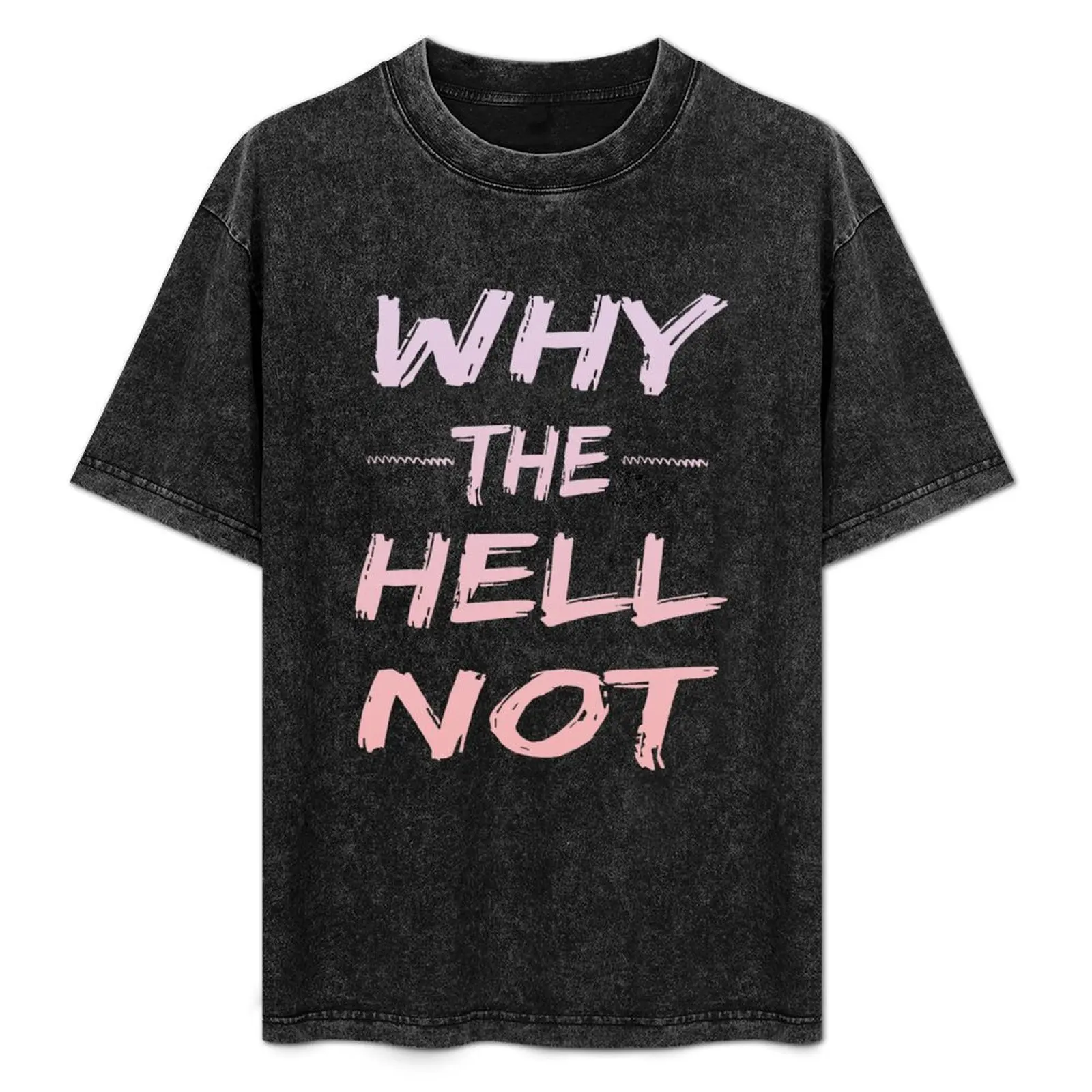 

Why the hell not T-Shirt t shirt man designer t shirts for man graphic vintage T-Shirt