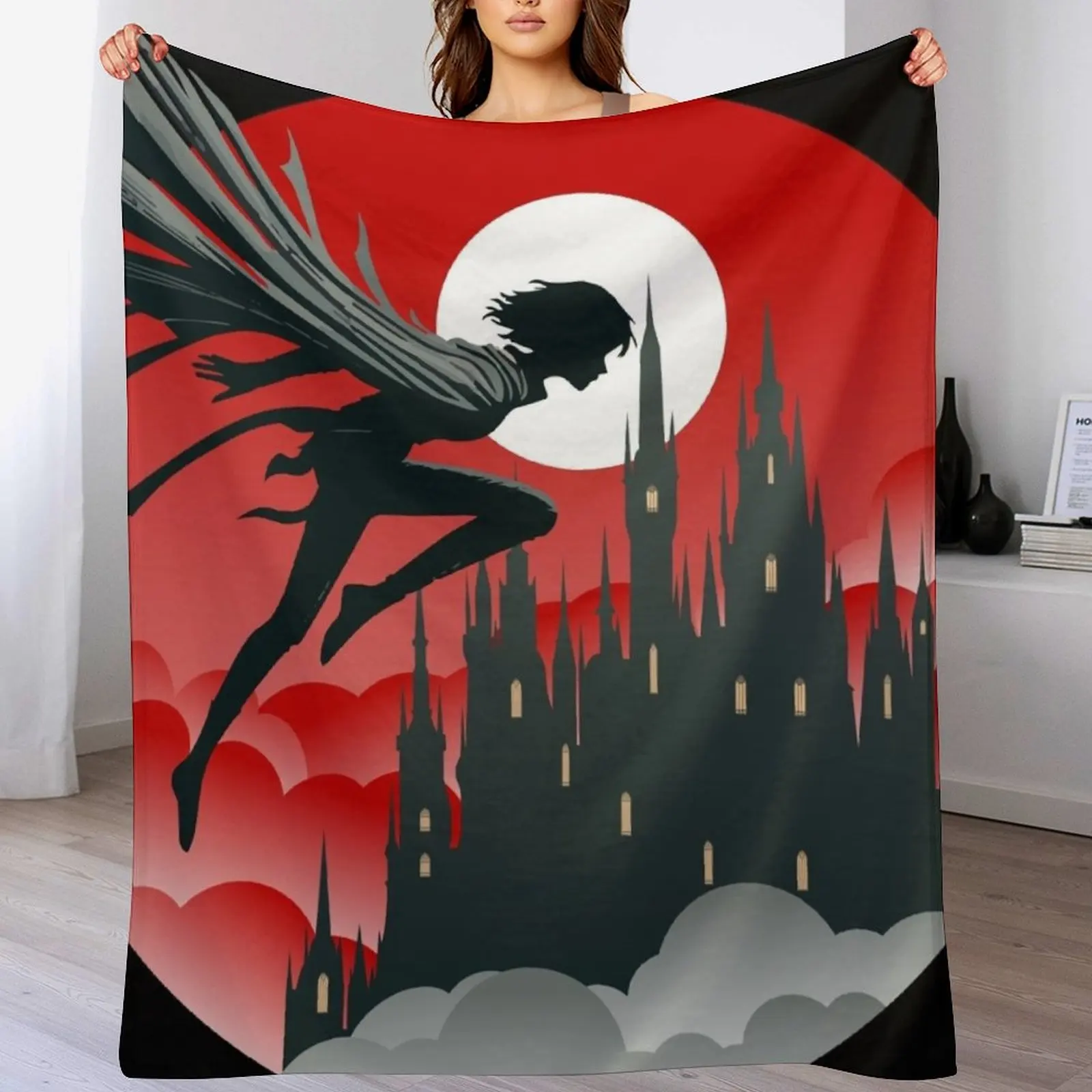 Vin in Luthadel - Mistborn Throw Blanket Tourist halloween Blankets