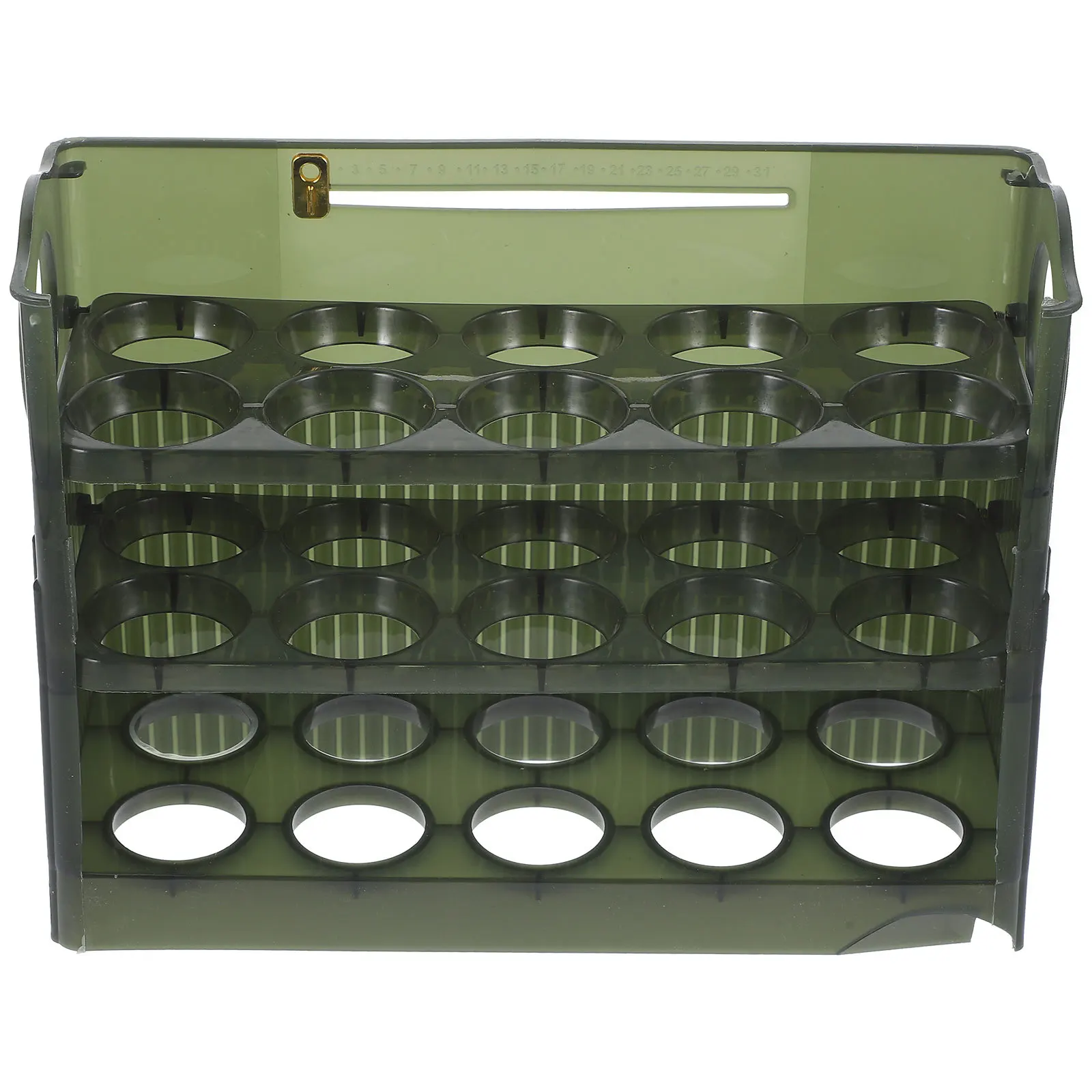 

3 Layers Egg Organizer for Refrigerator Fridge Storage Holder Stackable Egg Stand Secure Non-Slip Home Kitchen Convenient Use