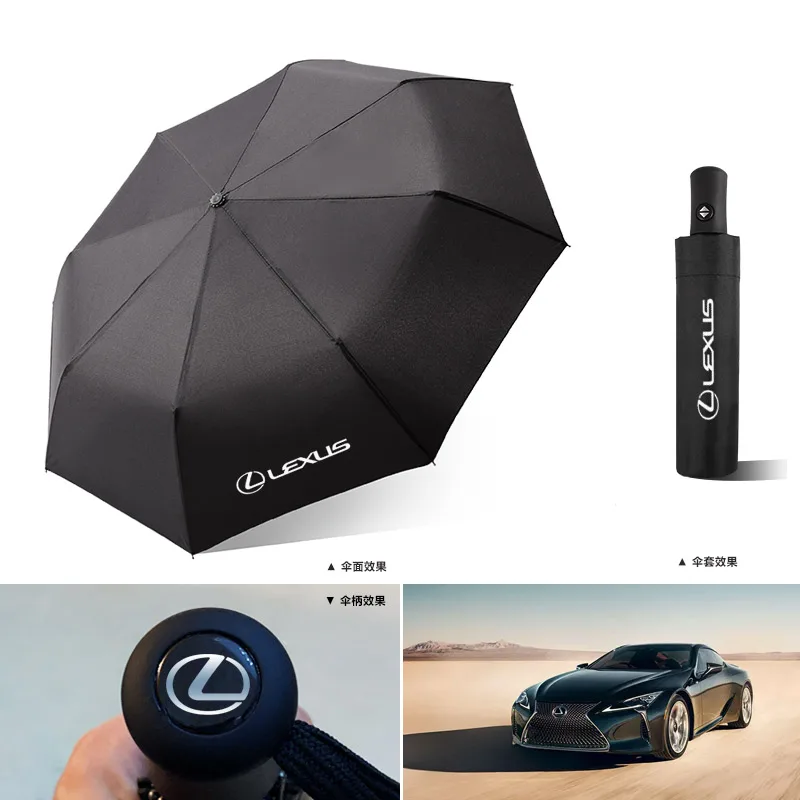 Car Folding Umbrella Portable Automatic Sunshade For Lexus F SPORT ES ES300 GS IS GS200 LS LX570 RX300 IS250 LX NX UX RZ CT200h