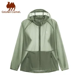 GOLDEN CAMEL Sun Protection Clothing Light Breathable Anti-ultraviolet Sports Shirts Outdoor Suncreen Fishing Jacket Summer New