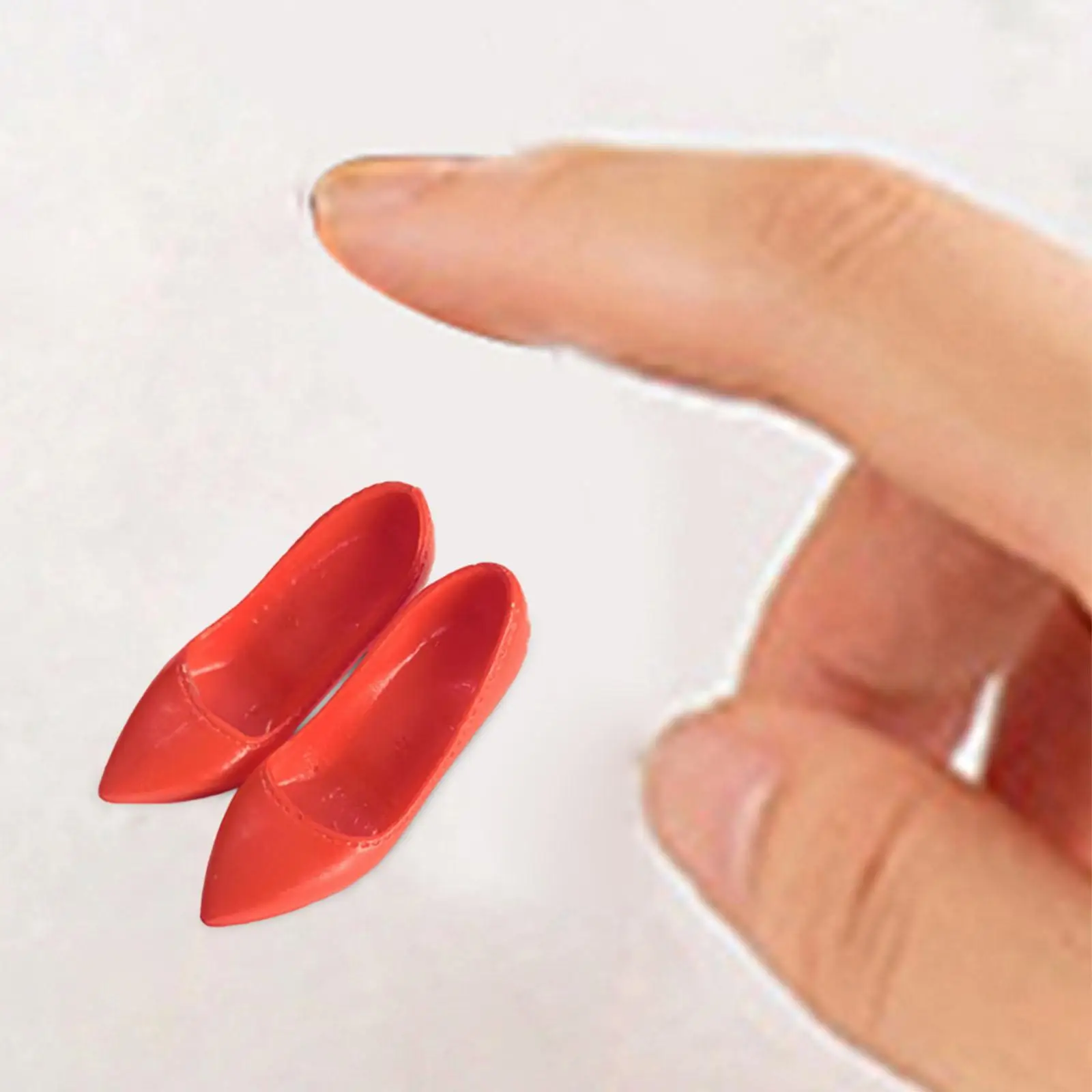 

Миниатюрные туфли-лодочки на каблуке для кукол 1/6, сандалии, обувь из ПВХ с острым носком для кукол 12 дюймов