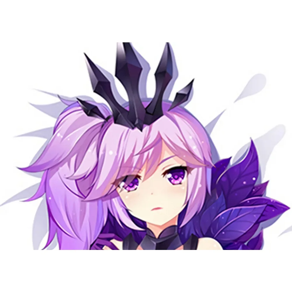 Purple Magical Girl Dakimakura Body Pillow Cover Double‑Sided Anime Art Print For Lux