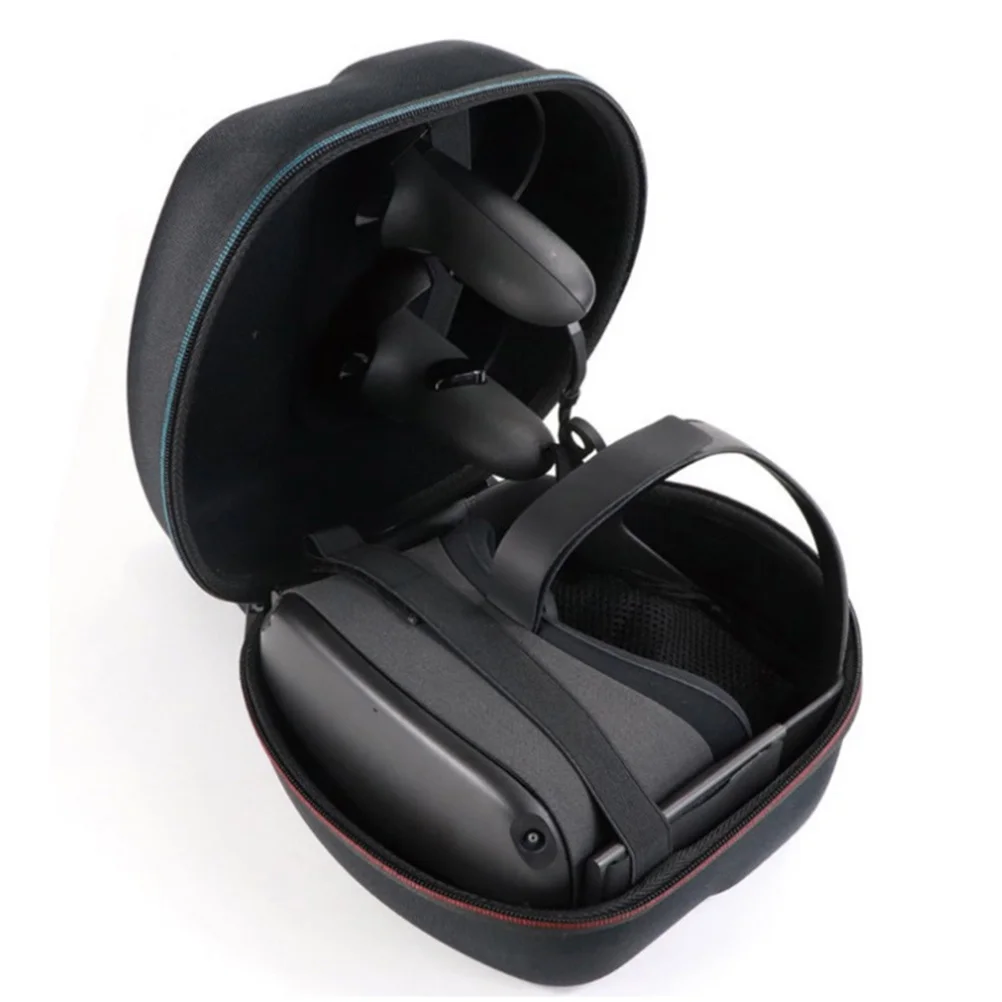 

Vr Glasses Case Mini Portable Storage Pouch For Virtual Reality Headset Dust Scratch Protection Compatible With Earbuds Travel
