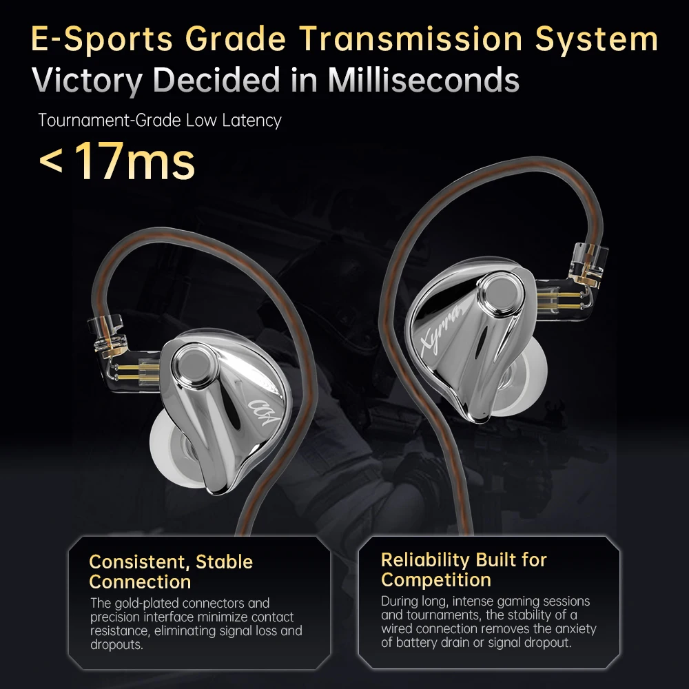 CCA Xyrra 有線イヤホン 1DD+1BA ハイブリッドドライバー HiFi
