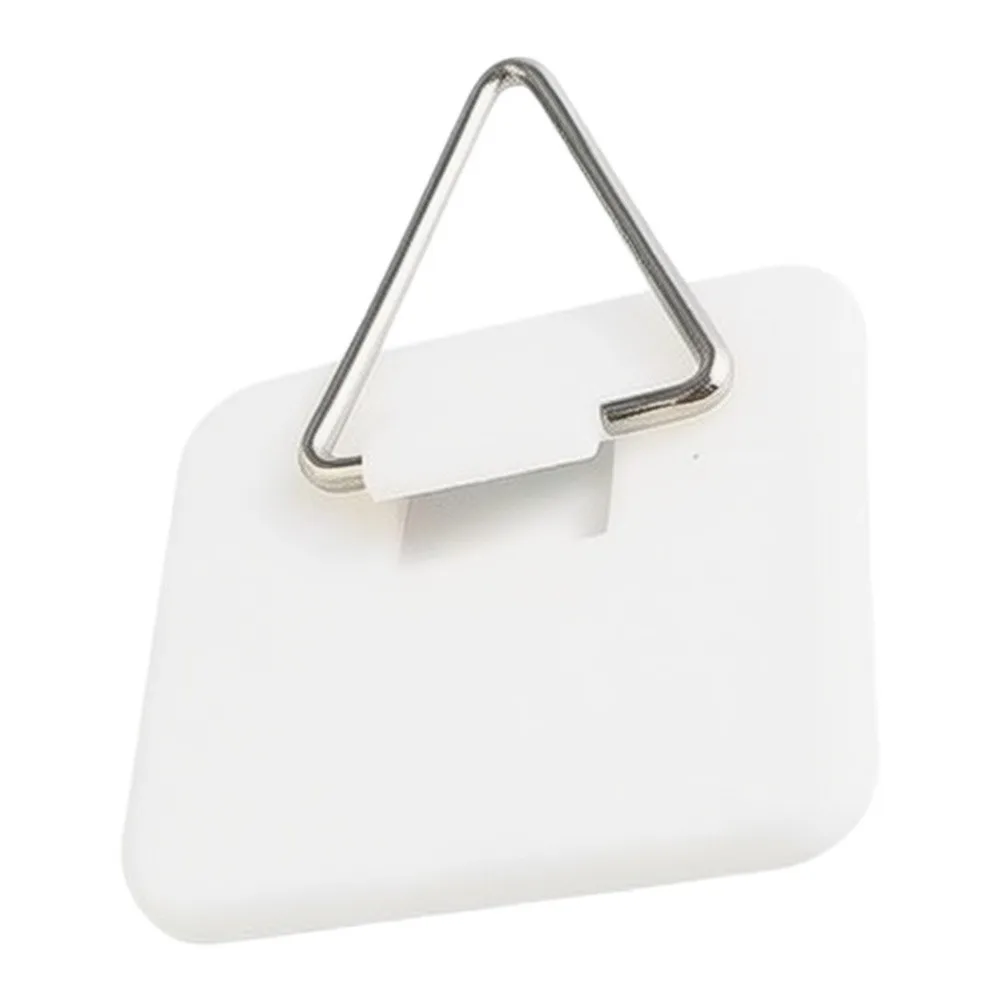 Square Plate Hanger Hooks No Drilling Invisible Design Space Saving for Plates Photo Frames Mirrors Plastic 2.5cm 3.2cm 30pcs