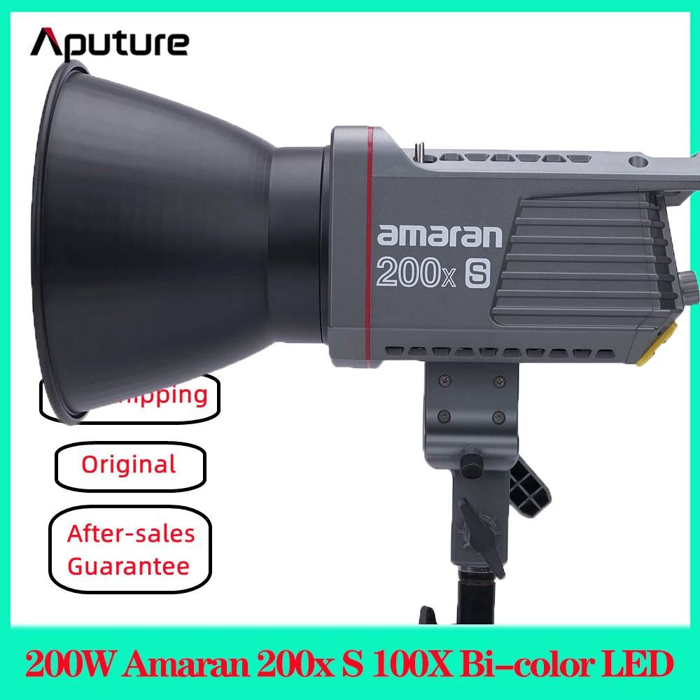 Aputure Amaran 200x S 100X 200W 2700-6500K Bi-color LED COB Photography Video Light Amaran 200d S 100d 5600K Daylight Fill Lamp