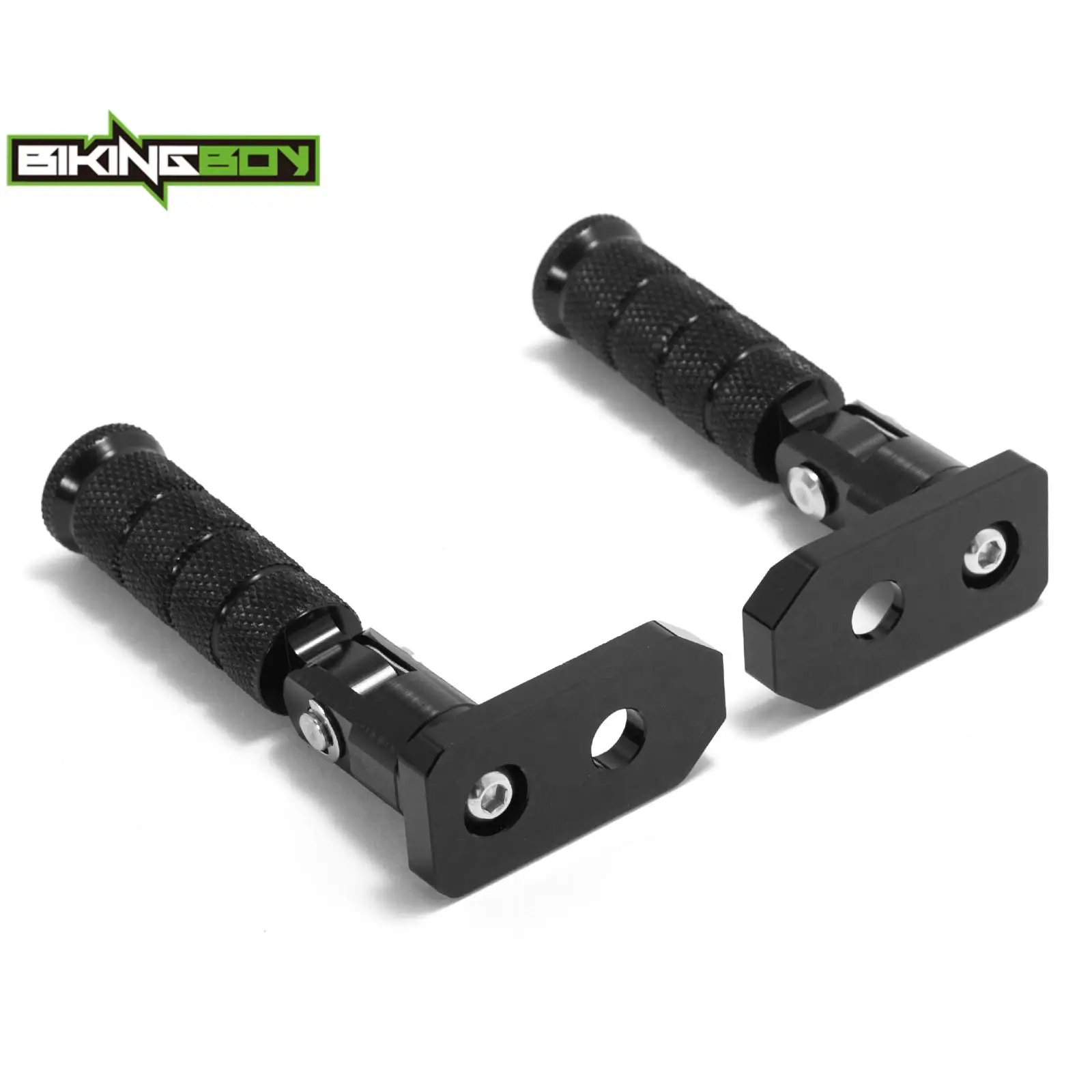 BIKINGBOY Stunt Foot Pegs Rests Pedal For Apollo RFN For Beta Explorer Electric Dirt Bike Off-Road MX Motocross Aluminium Alloy