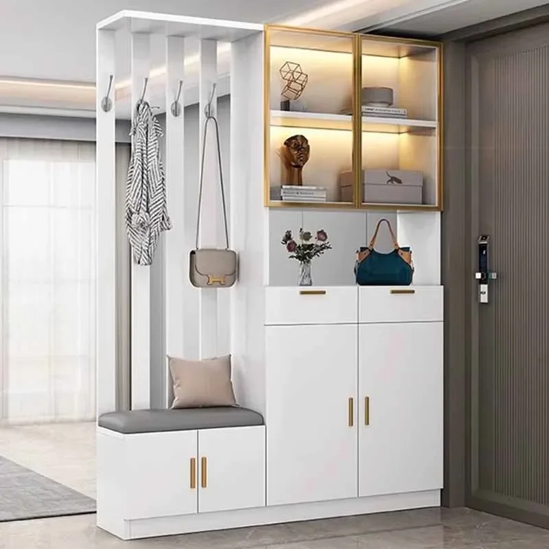 Jewellery Display Cabinet Collectibles Modern Standing Storage Cabinet Cosmetic Floor Vetrina Soggiorno Living Room Furniture