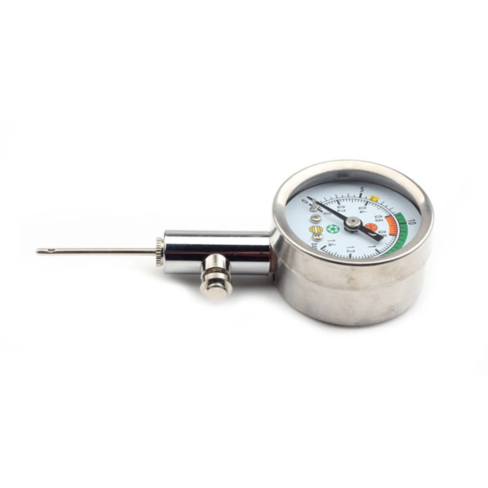 Barometers Ball Pressure Gauge Metal Volleyball 4x7.2x10cm Ball Pressure Gauge Barometers For Soccer Measure Tool