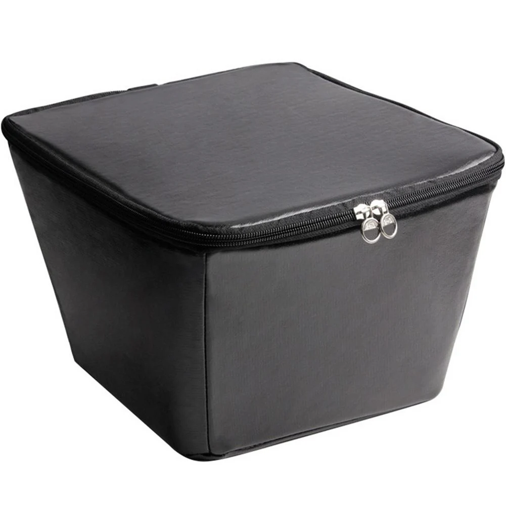 Electric Bike Basket Liner with Dual Function PU Coating for Wet Conditions and Soft Foam Layer for Delicate Item Safety