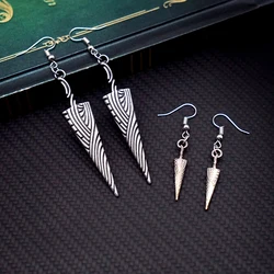Wholesale Hollow Knight Charm Earrings for Women Men Game Metal Bone Nail Brincos Jewelry Drop Earring Gift Accessories Collect