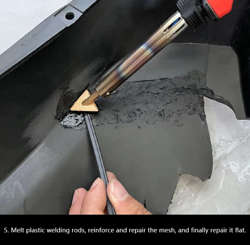 3pc Soldering Iron Tips set Copper Repair Triangular Smoothing Head Welding Tips Iron Plastic Welder-Replacement Tips For 80Watt