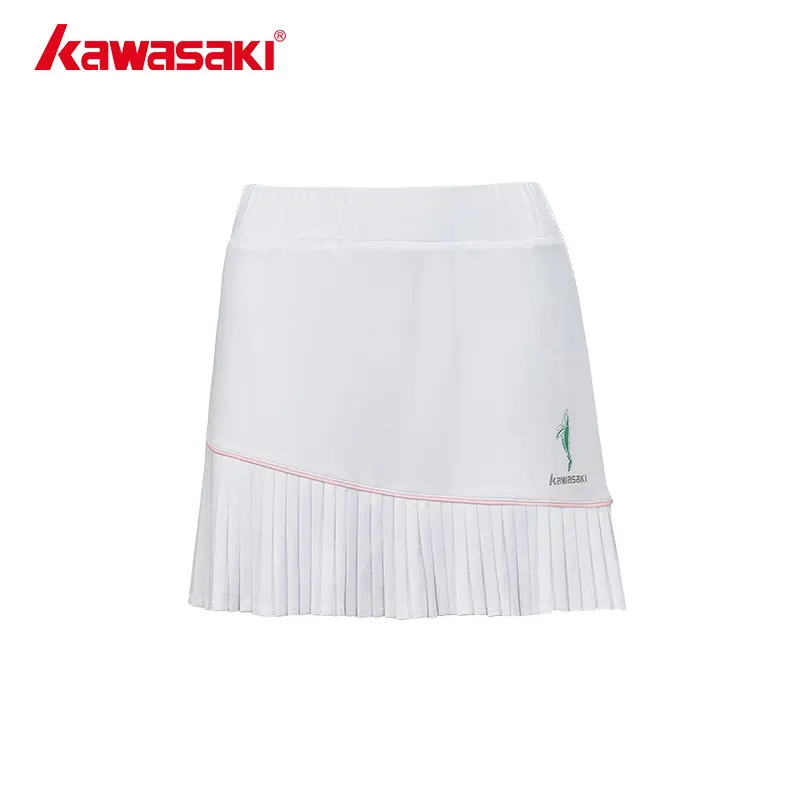 Kawasaki 2023 Spring/Summer Women Sportswear Set Porcelain Series  Short Sleeve Sports Leisure Badminton Shirt Women Clothing