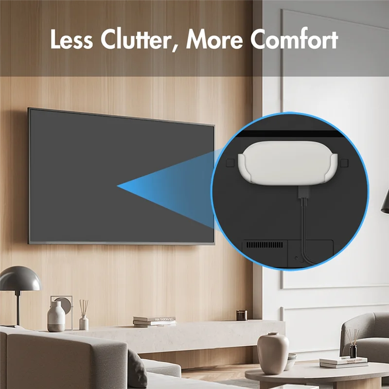 Mounting Solution For Google For 2024 Streamer 4K- Wall Mount Holder For Google TV Streamer 4K