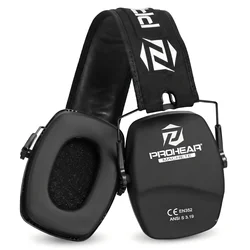 ZOHAN Shooting Hearing Protector Professional Safety Earmuff Passive Noise Canceling Defenders Portable Headset NRR 26dB for Gun