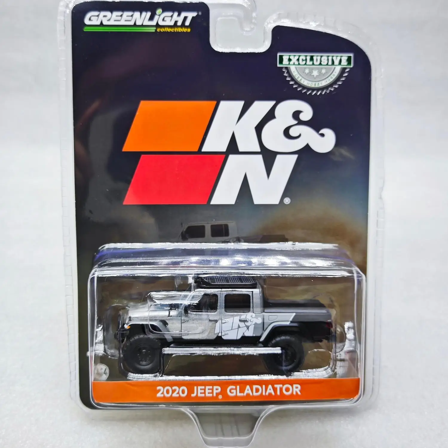 

GreenLight 1:64 2020 Gladiator K&N Filters -2019 SEMA Build Varnish Alloy Car Model Market Ornament Collectibles