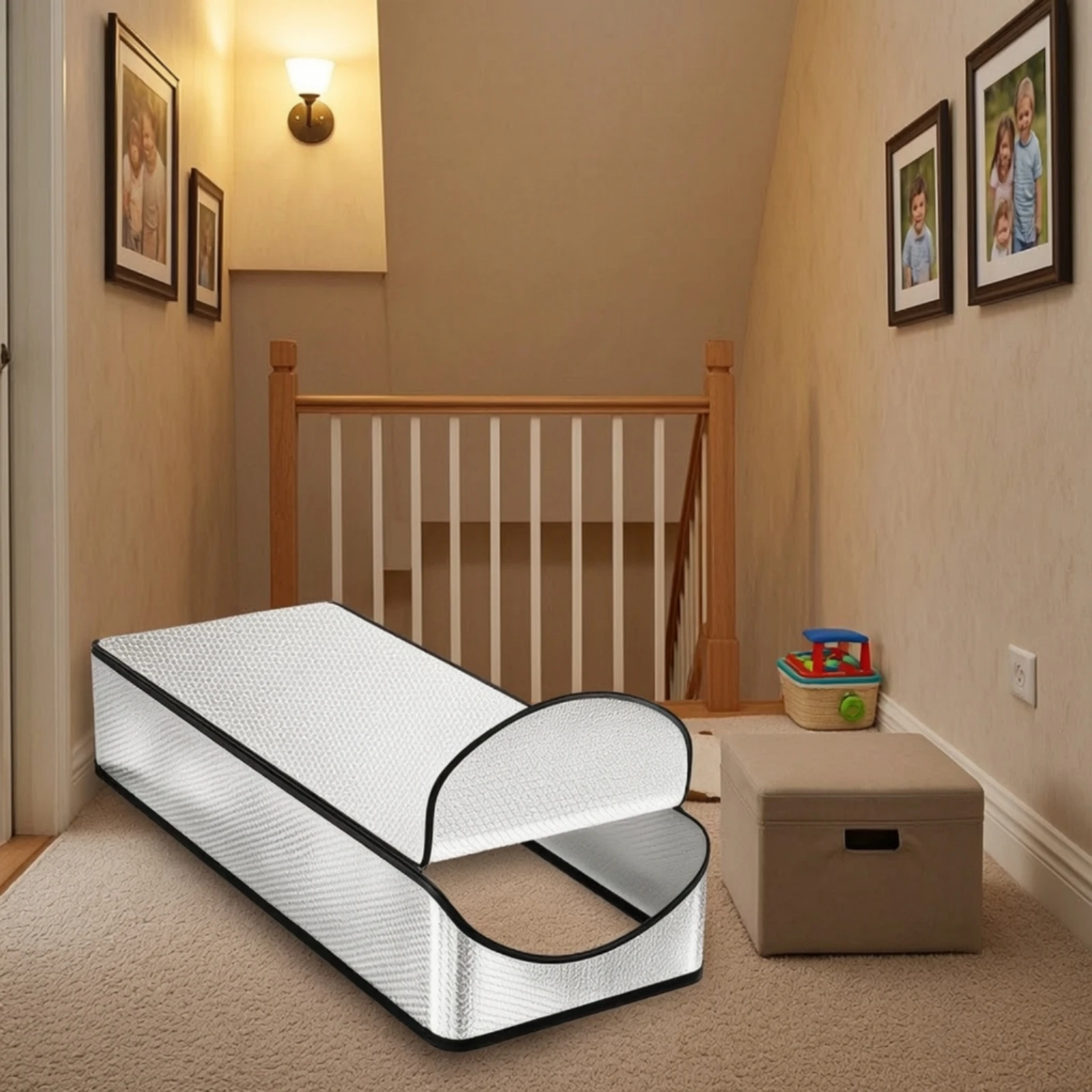 Attic Stairs Insulation Cover Reflective Attic Ladder Insulation Cover Thermal All-Year-Round for Homeowners