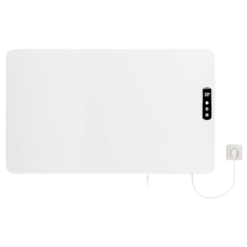 Wall-Mounted Electric Heater, Wi-Fi Smart Temperature Control, Energy-Efficient Home Appliance, Real-Time Temperature Display