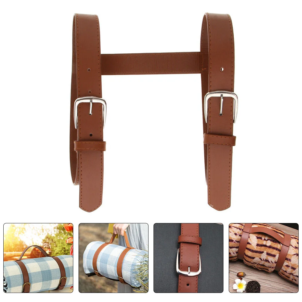 

Blanket Straps Adjustable Carpet Carrying Suspenders Movement Holder Yoga Mat Carrier Pu Easy Storage