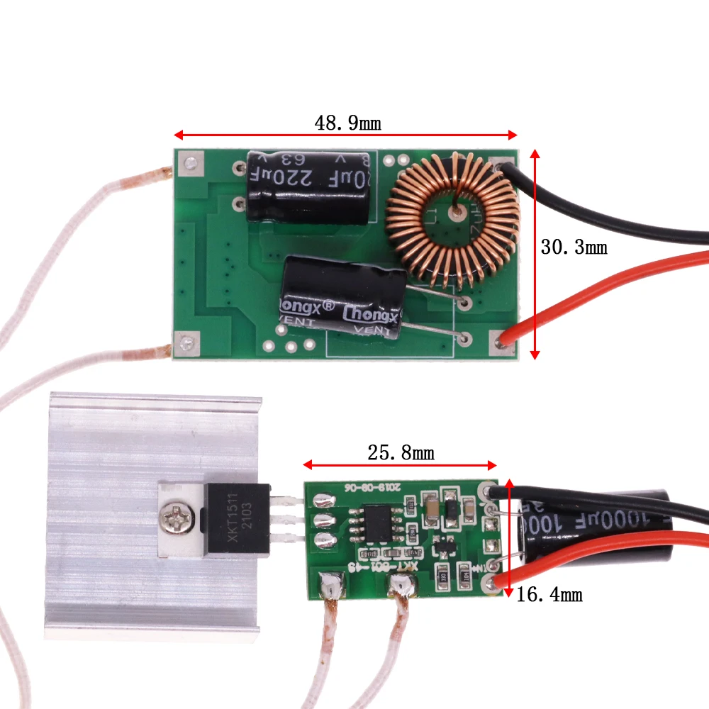 Imagem -05 - Potência de Longa Distância sem Fio Fonte de Alimentação Módulo de Carregamento sem Fio Xkt80143 12v 3a 36w de Alta