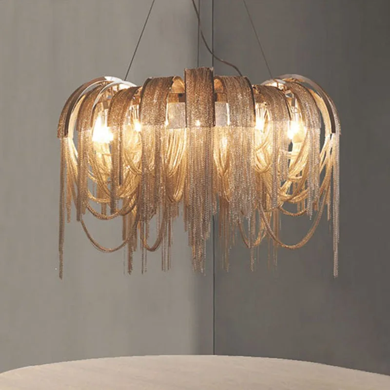 

E14 postmodern gold black round oval crystal led chandelier, living room indoor ceiling lighting decorative light fixtures.