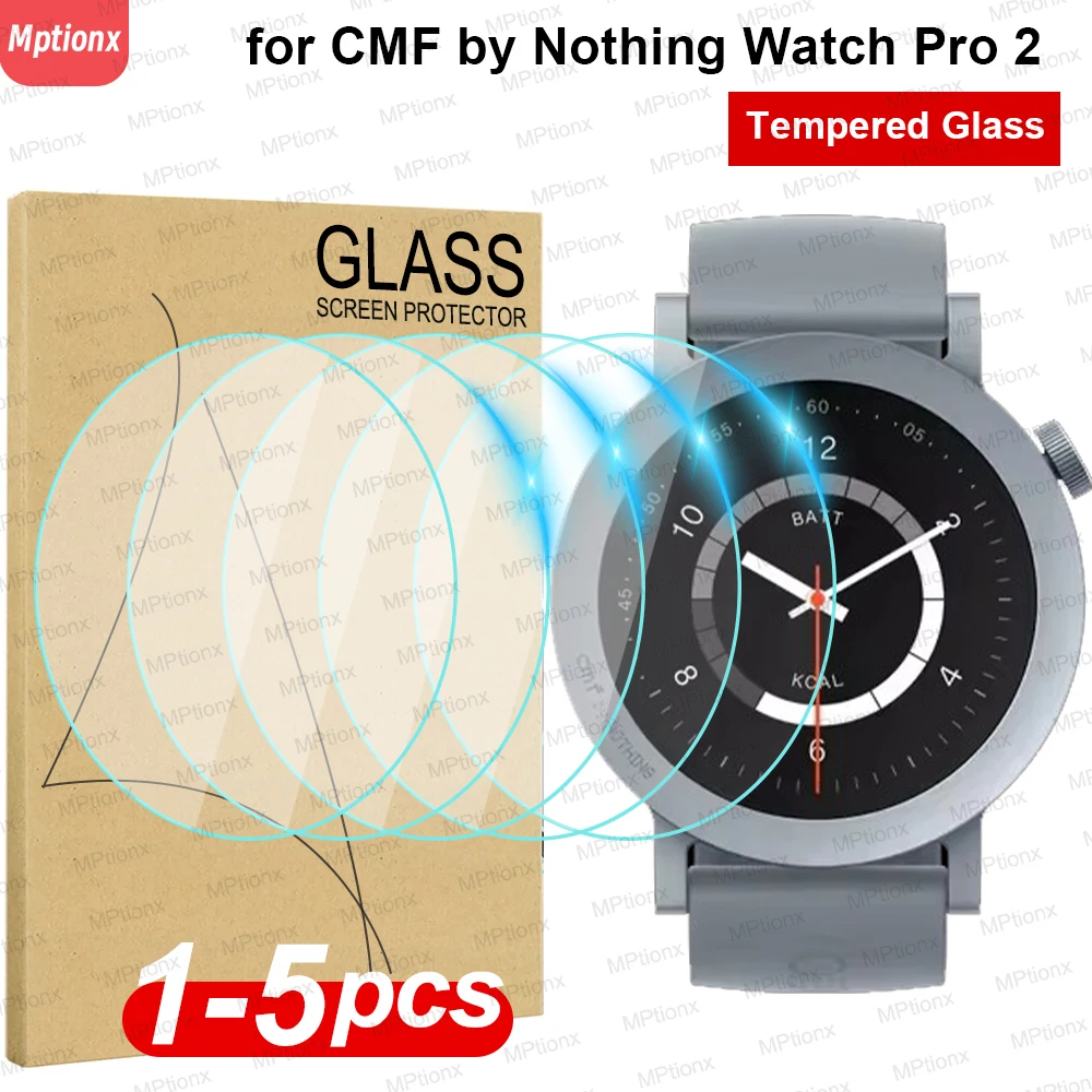 Tempered Glass for CMF Watch Pro 2 Smart Watch HD Screen Protector Anti-Scratch for cfm Watch Pro 2 Prottiecve Film Accessories